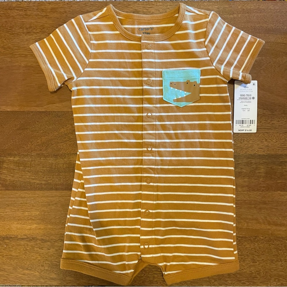 Carters 12m onesie NWT